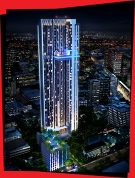 ٻҾ For Rent The Edge BTS Asoke 1 bedroom 35.58 sqm high floor