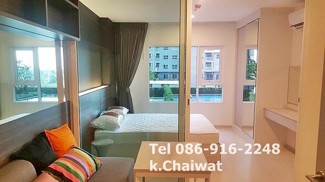 ٻҾ For rent Aspire Erawan 1 Bed , 30.9 sq.m , Pool view , 6th foor , New room ready to move in, Fully furnished