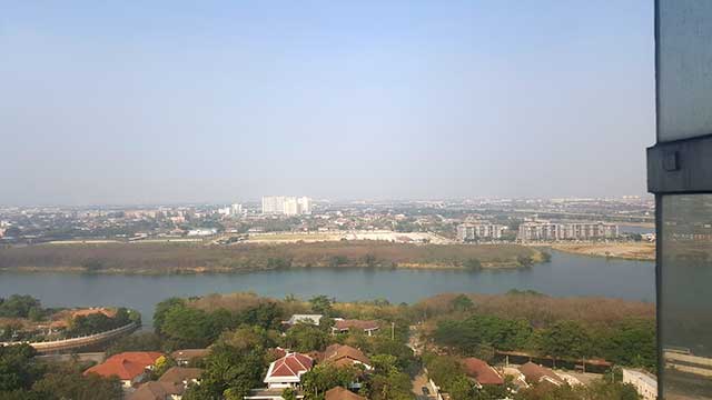 ٻҾ Rent Golden Lake View condo Muangthong Thani 2 bedroom 73.79 sqm 19 fl code R- K0193